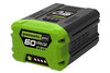 Greenworks Pro 60-Volt Max 2-Amp Hours Rechargeable Lithium Ion (Li-ion) Cordless Power Equipment Battery