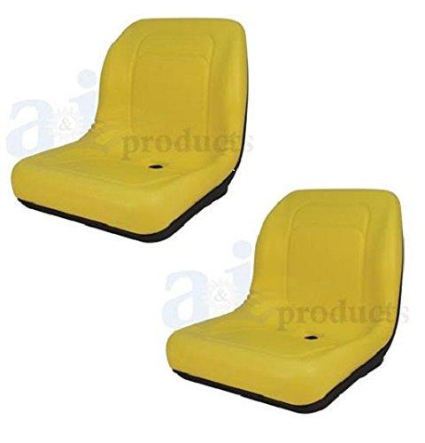 Set-of-2-High-Back-Seats-for-John-Deere-Trail-Worksite-amp-Turf-Gator-4X2 6X4 LGT100YL