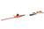 GARCARE 4.8-Amp Multi-Angle Corded Pole Hedge Trimmer with 20-Inch Laser Blade, Blade Cover Included