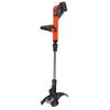 Black & Decker LSTE525R 20V MAX 1.5 Ah Cordless Lithium-Ion EASYFEED 2-Speed 12 in. String Trimmer/Edger Kit (Renewed)