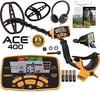 Garrett Ace 400 Metal Detector with Waterproof Coil and Headphone Plus Accessories