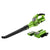 Best Partner 18V 130MPH Cordless Leaf Blower,Light-Weight,Single Speed,2.0 AH Battery Included