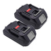 2 Pack 18V 1.5Ah BL1815 Lithium-Ion Replacement for Makita 18V Battery BL1815N BL1820 BL1830 BL1840 BL1845 BL1850 BL1850B-2 LXT-400 18-Volt Cordless Power Tools Batteries