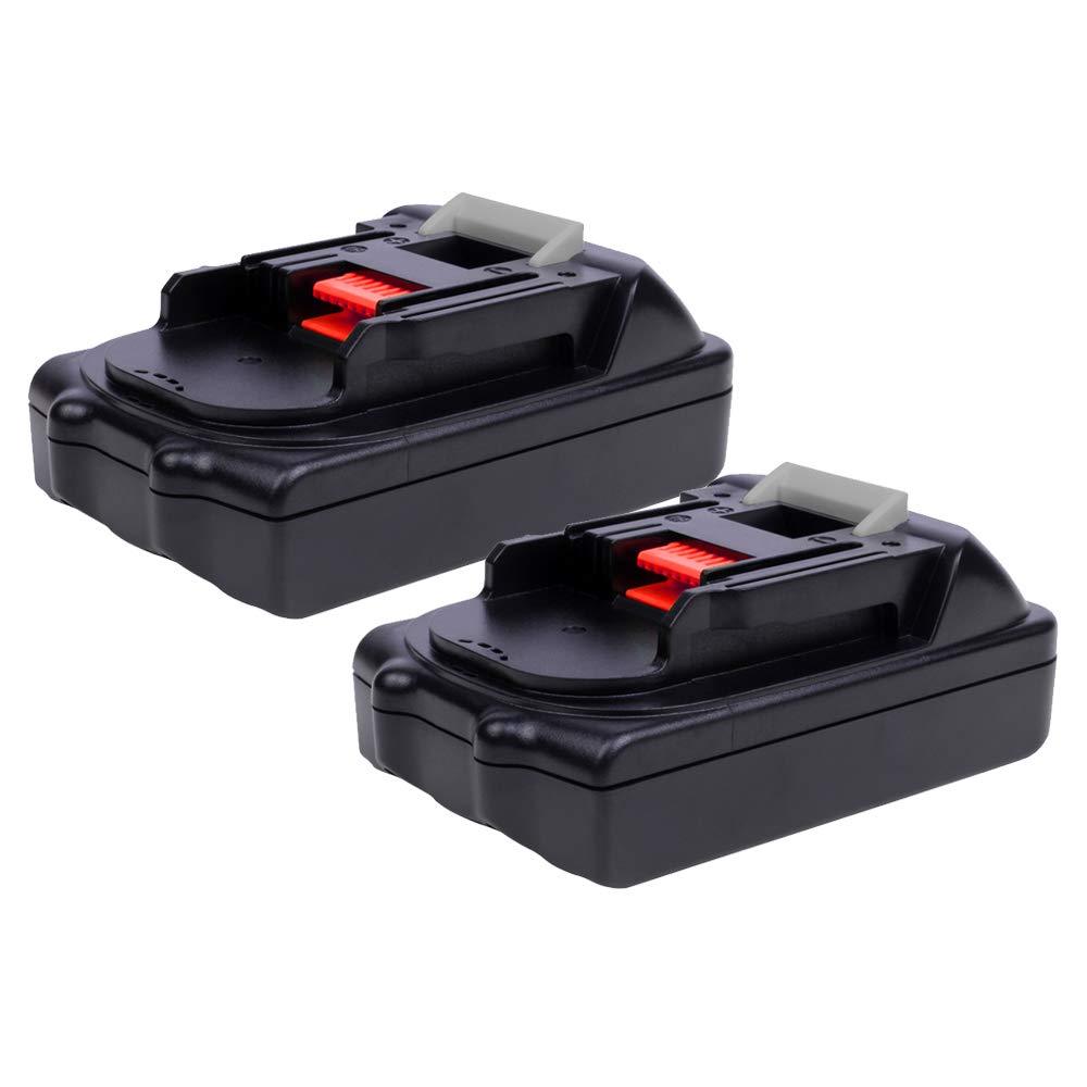 2 Pack 18V 1.5Ah BL1815 Lithium-Ion Replacement for Makita 18V Battery BL1815N BL1820 BL1830 BL1840 BL1845 BL1850 BL1850B-2 LXT-400 18-Volt Cordless Power Tools Batteries