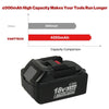 2 PACK 18V 4.0Ah BL1840B Lithium-Ion Replace for Makita 18V Battery BL1830 BL1840 BL1850 BL1860 LXT-400 18-Volt Cordless Power Tools Batteries with LED Power Display