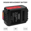 2Pack 6.0Ah 20V DCB205 for Dewelt , Lithium-ion Battery for Dewalt DCB203 DCB204 DCB205 DCB205-2 DCB180 DCD985B DCD771C2 DCS355D1 DCD790B Cordless power tools