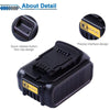 Upgraded 5600mAh for Dewalt 20V Battery Replace 20 Volt Lithium-ion DCB205 DCB205-2 DCB206 DCB207 DCB204 DCB203 DCB201 DCB200 DCB180 DCD/DCF/DCG/DCS Series