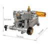 YAMATIC Horizontal Pressure Washer Pump 2900 PSI 2.3 GPM 6.5HP 3/4