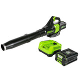 Greenworks BL80L2510 80V Jet Electric Leaf Blower