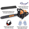 ORCISH 62cc 2-Cycle 20-Inch Gas Powered Carrying Case Chainsaw