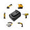 2 Packs 6.0Ah DCB203 Replace for Dewalt 20V Battery XR MAX Lithium DCB200 DCB204 DCB205 DCB205-2 DCB204-2 DCB180 DCD985B with LED Indicator Cordless Tool