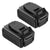 2 Pack 20 Volt 6.0Ah Replacement for Dewalt 20V Battery XRP Max Lithium DCB207 DCB206 DCB205 DCB204 DCB203 DCB201 DCB200 DCB180 Cordless Power Tools