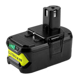 2 Pack P104 Lithium Battery for Ryobi 18v One+ Impact Drill Tools P102 P103 P105 P107 P108 P109 P122, MASIONE 4.0Ah Extended Li-Ion Replacement Battery Pack