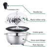 Growtent Garden Bowl Trimmer 19 Inch Cutting Hydroponic Bud Leaf and Flower with Upgraded Gears