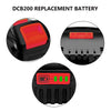 2Pack 6.0Ah 20V DCB205 for Dewelt , Lithium-ion Battery for Dewalt DCB203 DCB204 DCB205 DCB205-2 DCB180 DCD985B DCD771C2 DCS355D1 DCD790B Cordless power tools