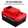 Biswaye 2Pack PCC685L 20V Max Lithium ion 5.0Ah battery Replacement for 20V Porter Cable Battery PCC680L PCC682L Porter Cable 20V Impact Driver Drill Tools Lithium Battery PCC685LP