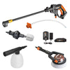 WORX WG625.4 20V Cordless Hydroshot Portable Power Cleaner with Accessories Kit Battery and Charger Included