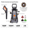 TACKLIFE Pressure Washer, 2300PSI 1.8 GPM, High EfficiencyPower, Electric Pressure Cleaner, Pure Copper Motor, 360 ° Easy to Remove Dirt, for Vehicle, Home, Garden, Barbecue