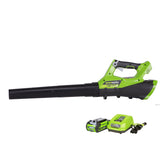 Greenworks 40V 110 MPH - 390 CFM Cordless Jet Blower, 2.0 AH Battery Included 2400802