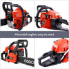 58CC 4 HP 20 Inch Petrol Chain Saw Gas Power Chainsaws 2 Strokes Single Cylinder Gasoline Engine (58CC_Orange)