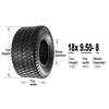 MaxAuto Set of 2 18x9.50-8 18/9.50-8 Lawn & Garden Mower Tractor Turf Tires 4PR