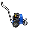 Landworks Super Duty Leaf & Debris Blower Wheeled Walk Behind Jet Sweep Self-Propelled Powerful 7HP 212cc 4 Stroke OHV Motor Output Wind Force of 200 MPH / 2000 CFM at 3600RPM use for Garden & Lawn