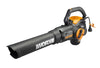 WORX WG512 Trivac 2.0 Electric 12-amp 3-in-1 Vacuum Blower/Mulcher/Vac, Black and Orange