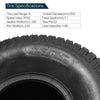 MaxAuto Set of 2 20x10-8 20x10x8 Lawn Mower Cart Turf Tires P332 4PR Load Range B