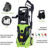 Homdox 3000 PSI Electric Pressure Washer, 1.80GPM High Pressure Washer, Professional Washer Cleaner Machine 1800W (Green)