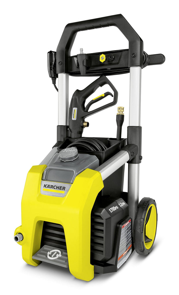 Karcher K1700 Electric Power Pressure Washer 1700 PSI TruPressure, 3-Year Warranty, Turbo Nozzle Included